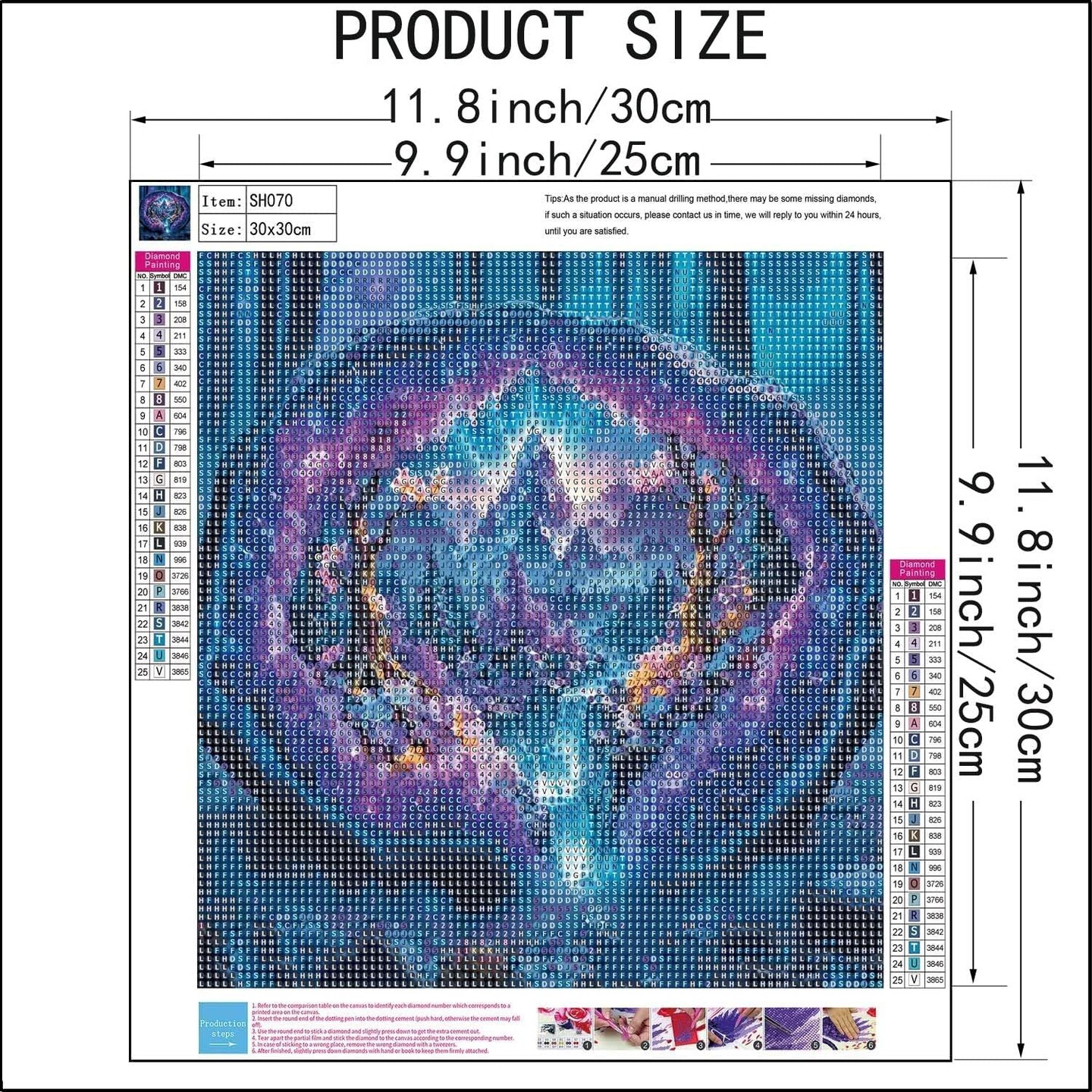 Waterfall Diamond Painting Kit for Adults &#x2013; 5D Crystal Forest Landscape Full Drill Diamond Art for Beginners &#x2013; DIY Gem Dot Scenery Craft for Home Wall Decor &#x2013; 12x12 Inch