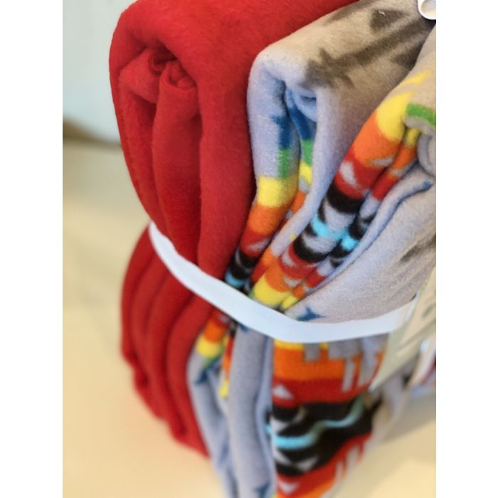 Colorful Southwest Anti-Pill No-Sew Throw Fleece Fabric Kit