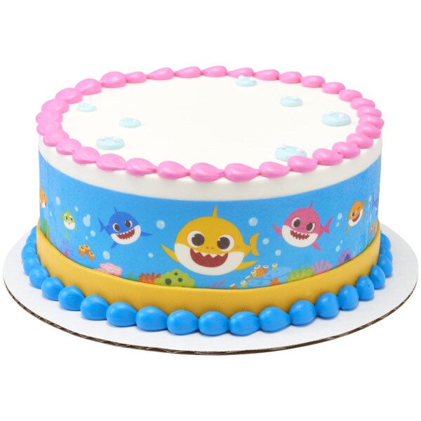 Baby Shark Edible Cake Topper Image Strips