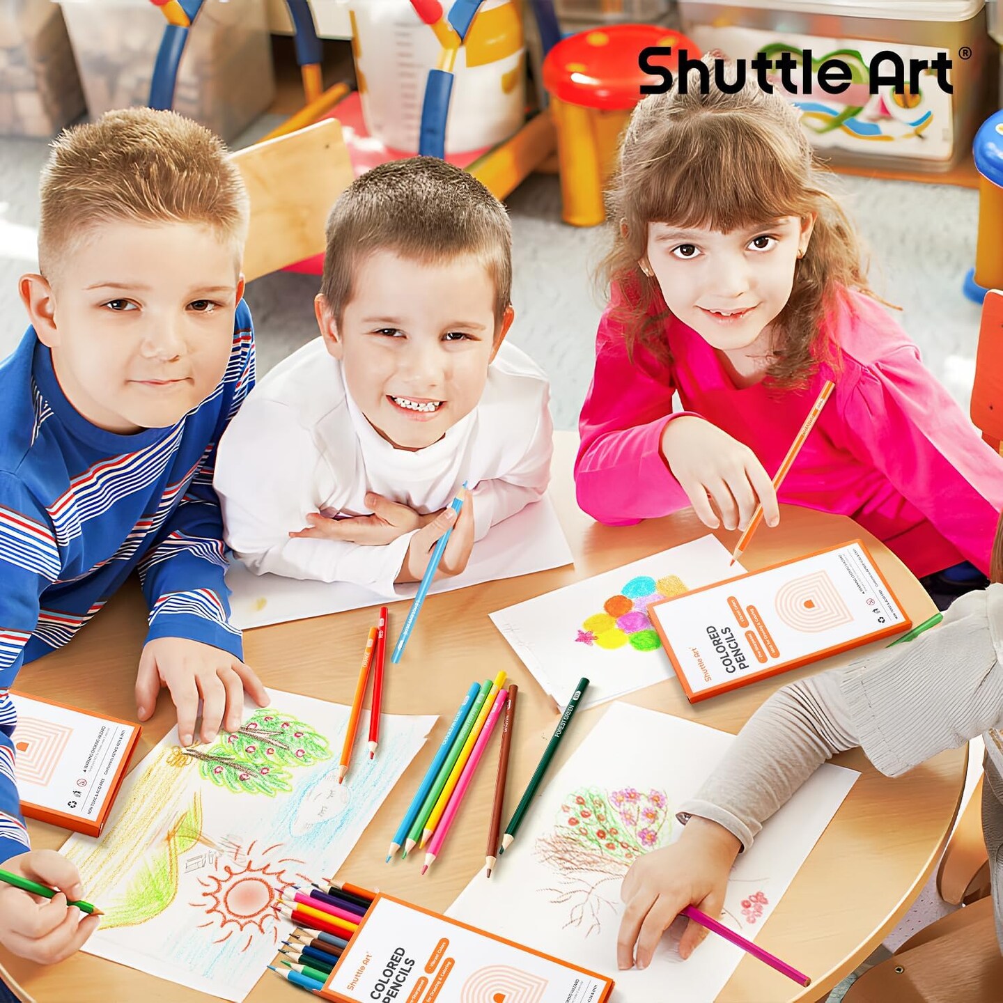 360 PCS Colored Pencils Bulk, 12 Assorted Colors, Pack of 30, Break-resistant, Pre-sharpened Colored Pencils for Kids, Bulk Pack School Supplies for Teachers & Students