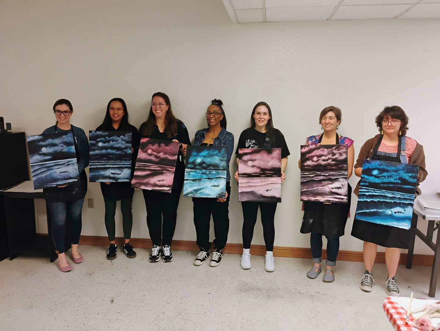 Paint Like Bob Ross "Easy Seascape"