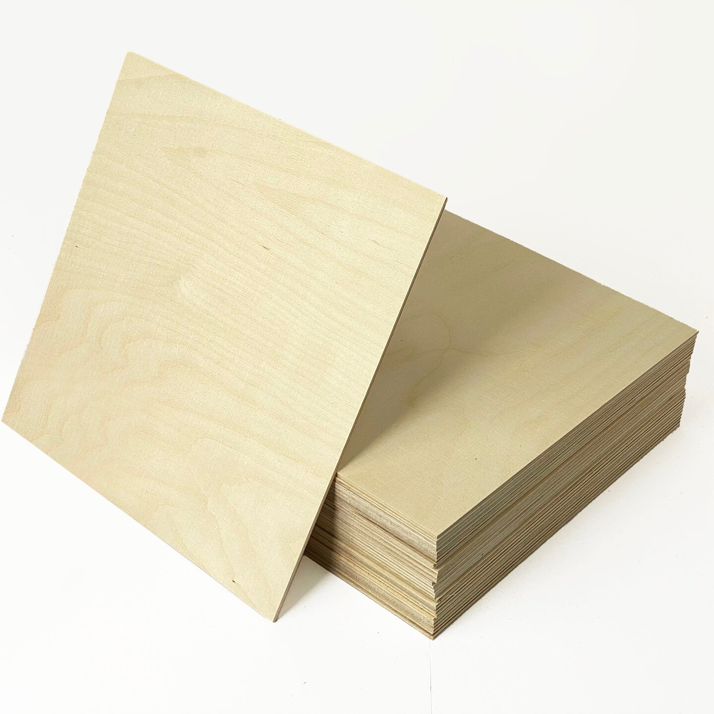 3mm or 6mmGrade B/BB Baltic Birch Plywood Finished or Unfinished | 12x12, 12x19 16x24 | Boxes of 10, 20, 50 and 100 | Laser Engraving, CNC, Scroll Saw