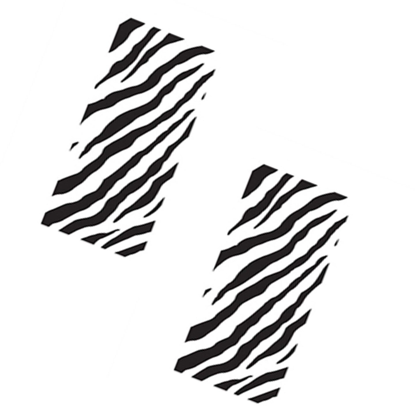 Large Zebra Stripe Favor Bags 20 Pack