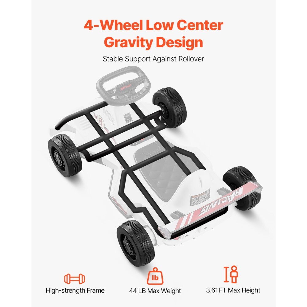 Kids 6V Electric with Strong Motor Easy Controls and Secure Ride