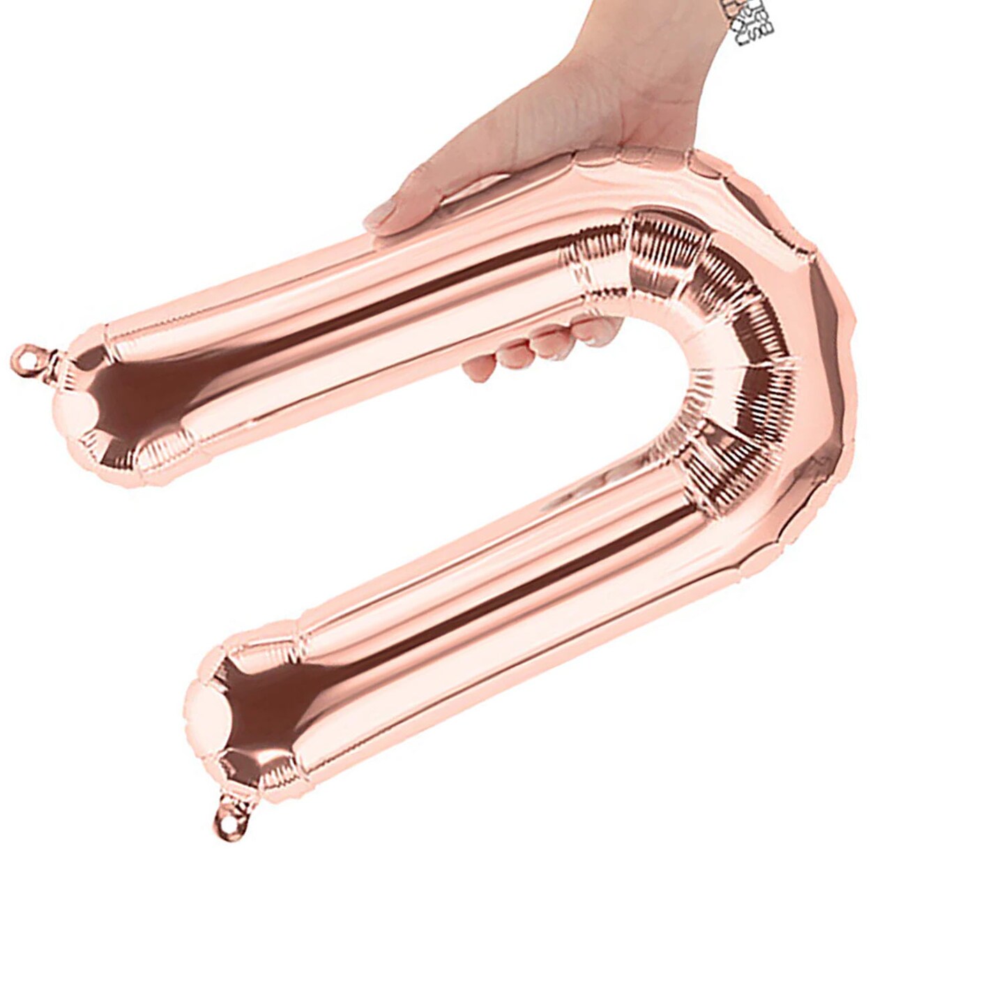NorthStar Balloons&#xAE; 16 Inch Letter U Rose Gold Air Fill Only