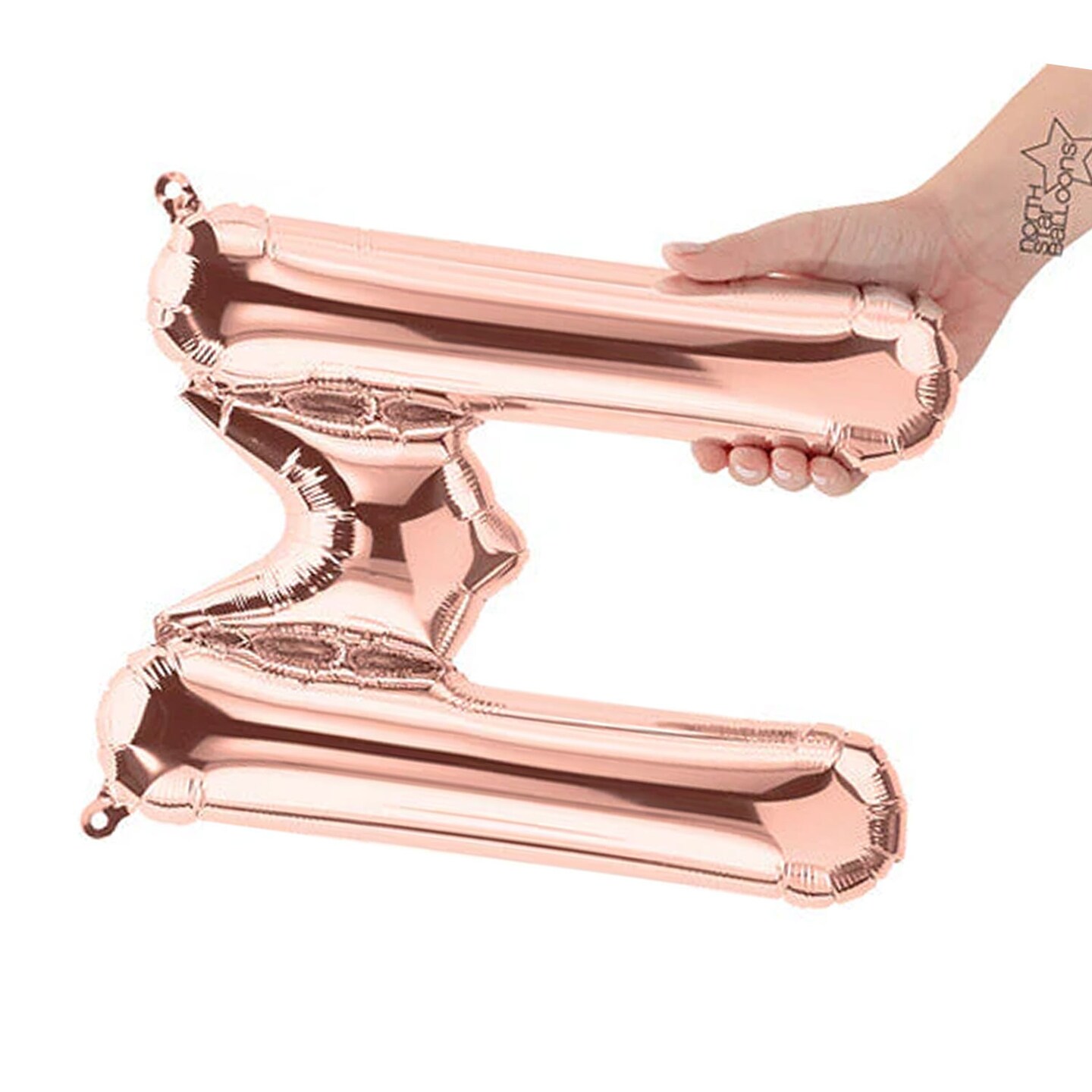NorthStar Balloons&#xAE; 16 Inch Letter M Rose Gold Air Fill Only