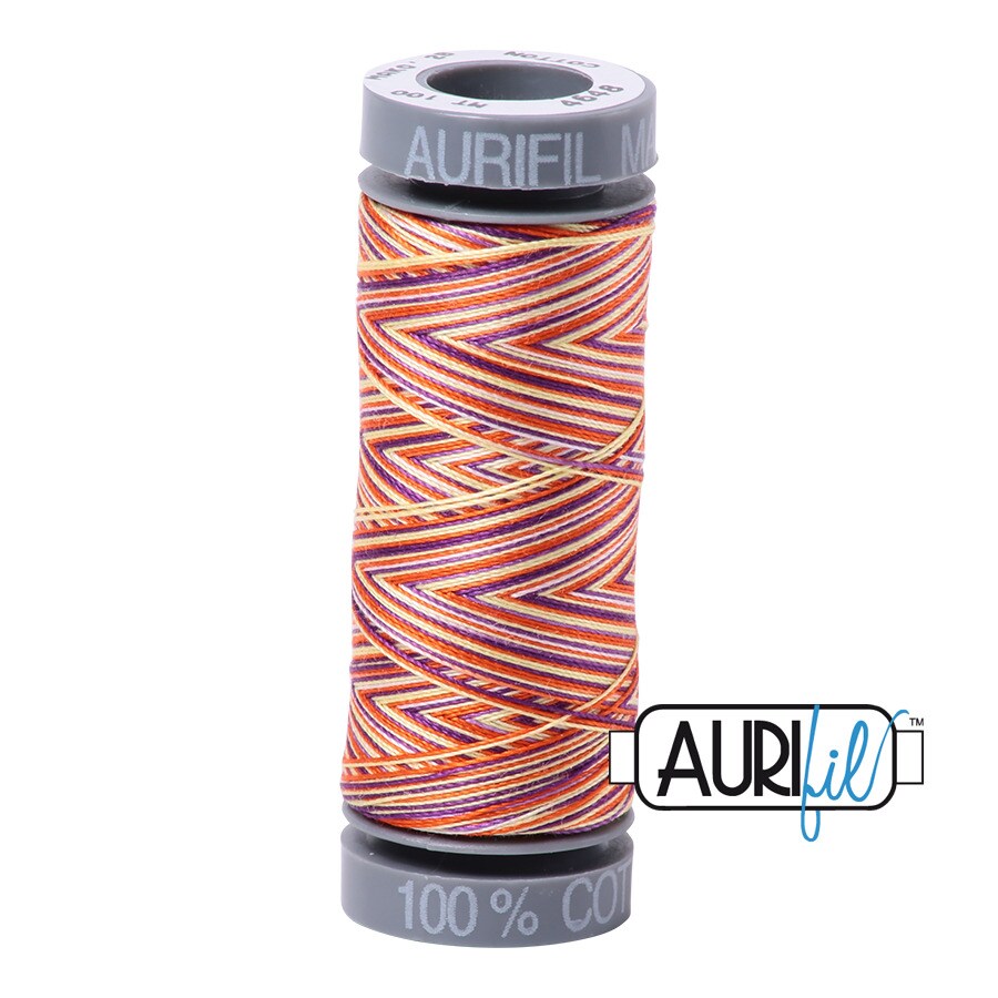 Desert Dawn - Variegated (4648) | 28wt Small Spool (100M / 109Y) | Aurifil Thread