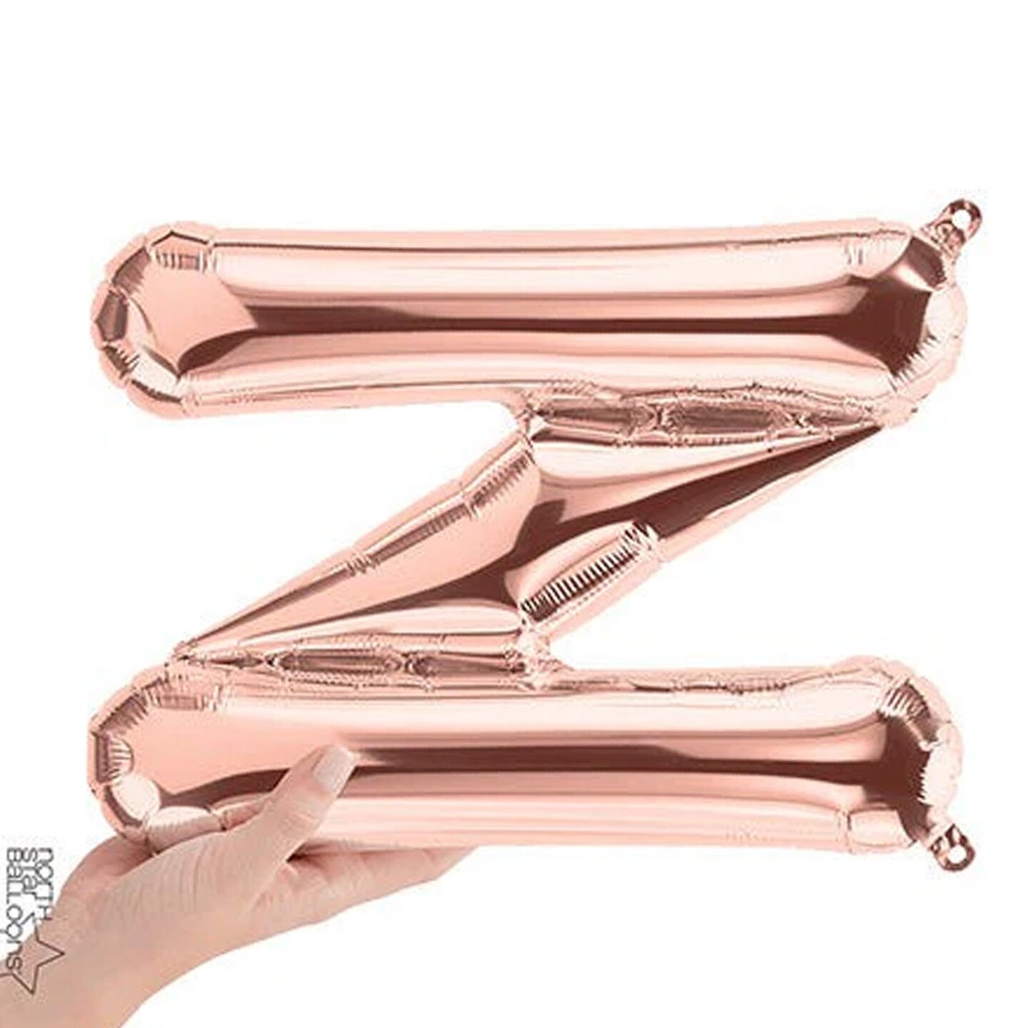 NorthStar Balloons&#xAE; 16 Inch Letter N Rose Gold Air Fill Only