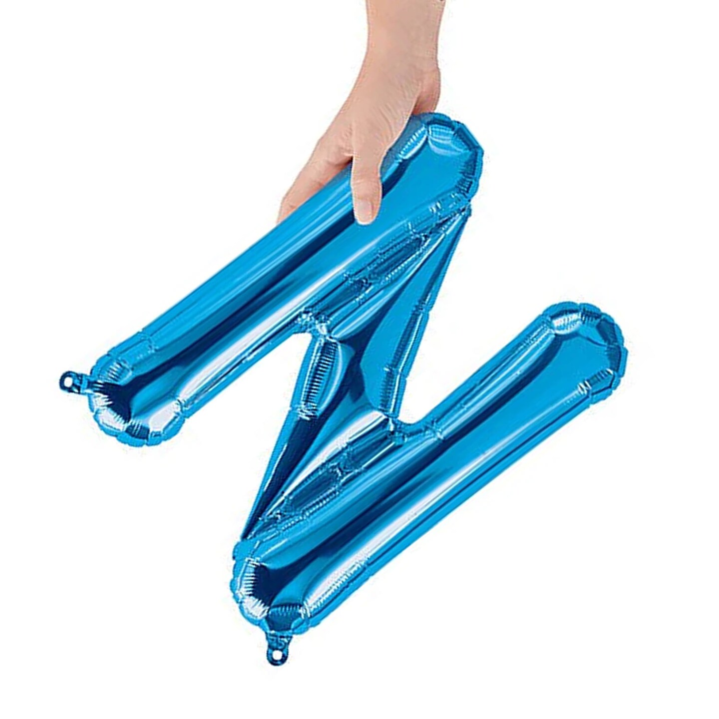 NorthStar Balloons&#xAE; 16 Inch Letter N Blue Air Fill Only