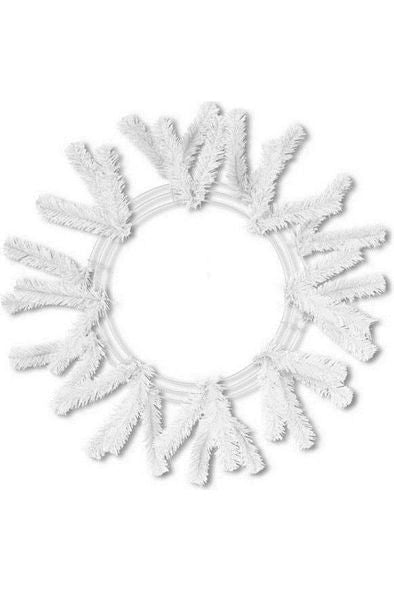 15-24&#x22; Work Wreath Form: White