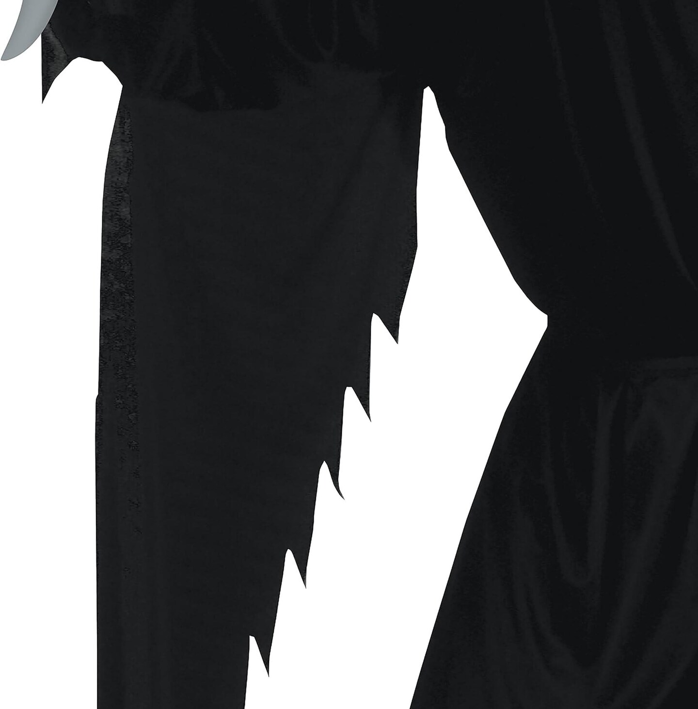 Adult Scream Halloween Fancy Dress Horror Movie Black Costume & Mask Standard Size