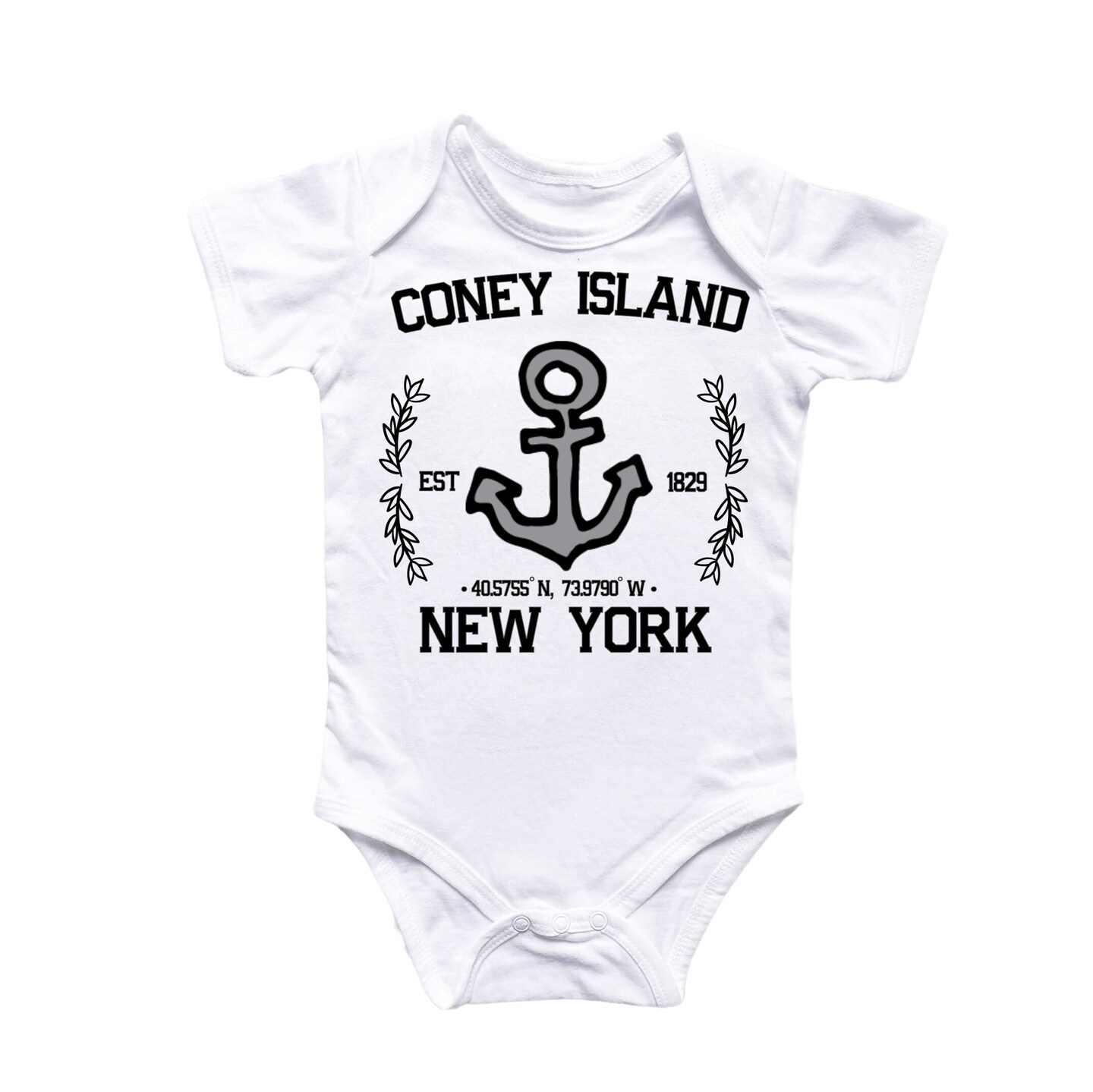 Coney Island New York Baby Boy Girl Clothes Infant Onesie® Funny Cute