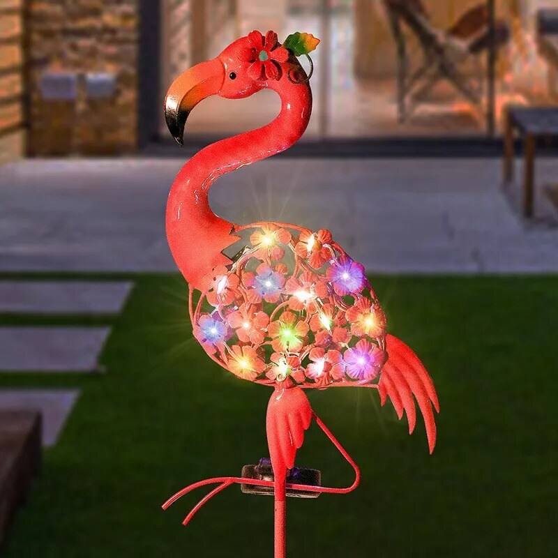 Outdoor Solar Lamp Street Garden Waterproof Yard Pathway Patio LED Metal Light