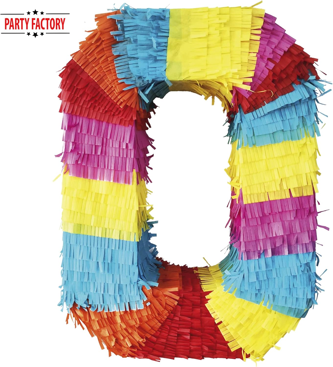 Pinata numbers 0-9 children birthday punch pinata 16.5 x 13.7 x 3.1 inch decoration birthday decoration (0)