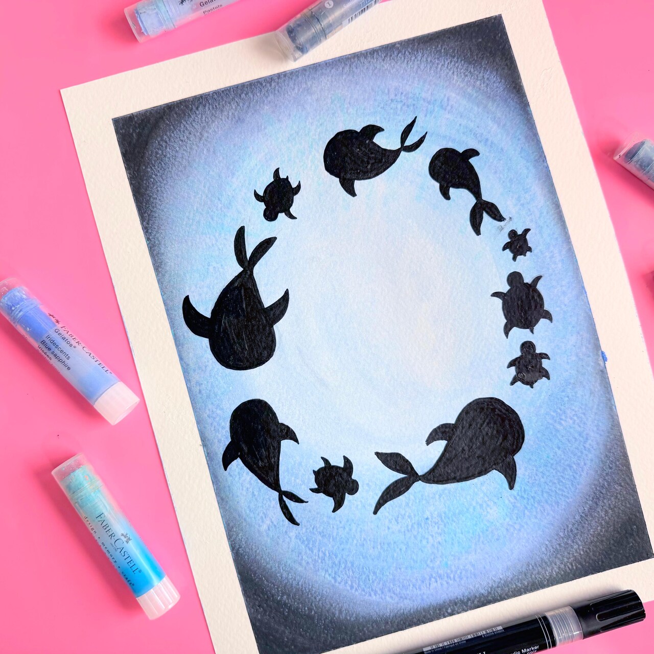 Under The Sea Painting With Faber-Castell® Gelatos