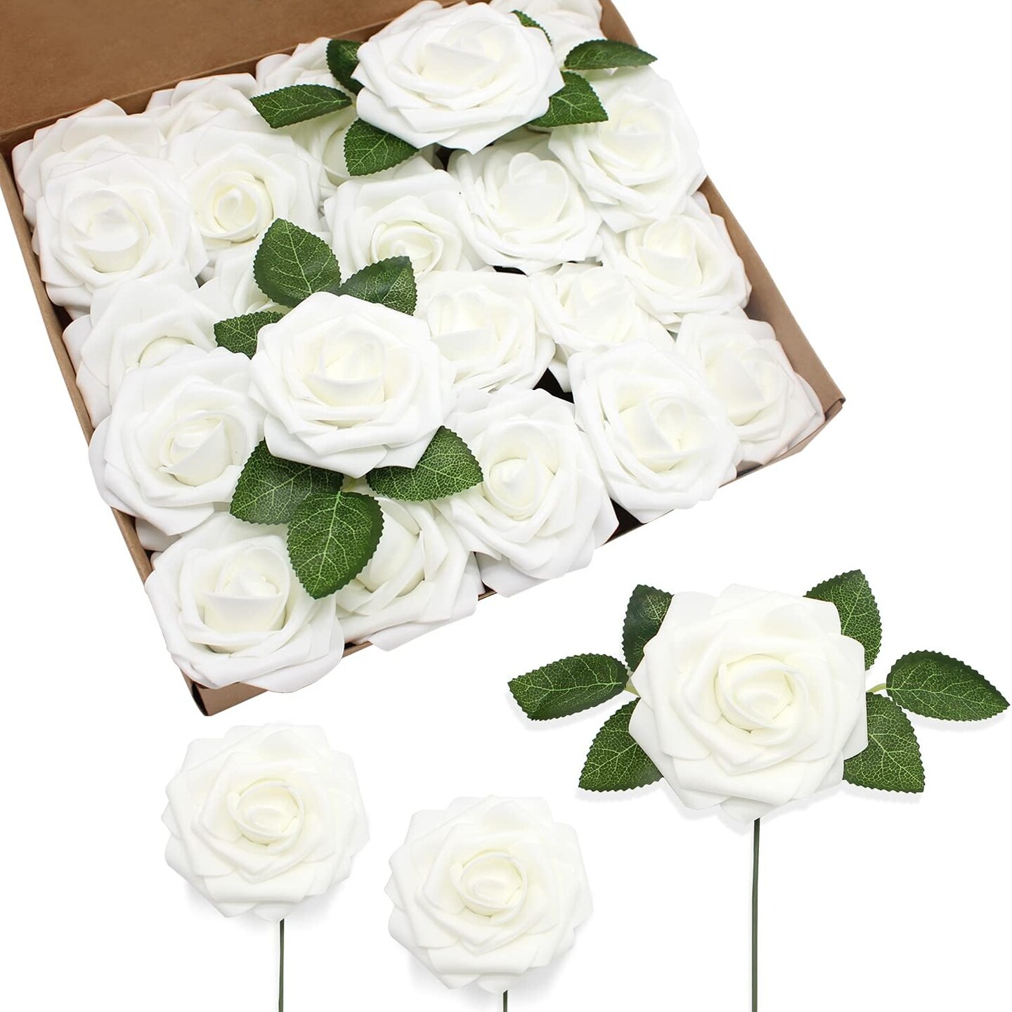 25pcs Real Looking Fake Roses Bouquets | Michaels