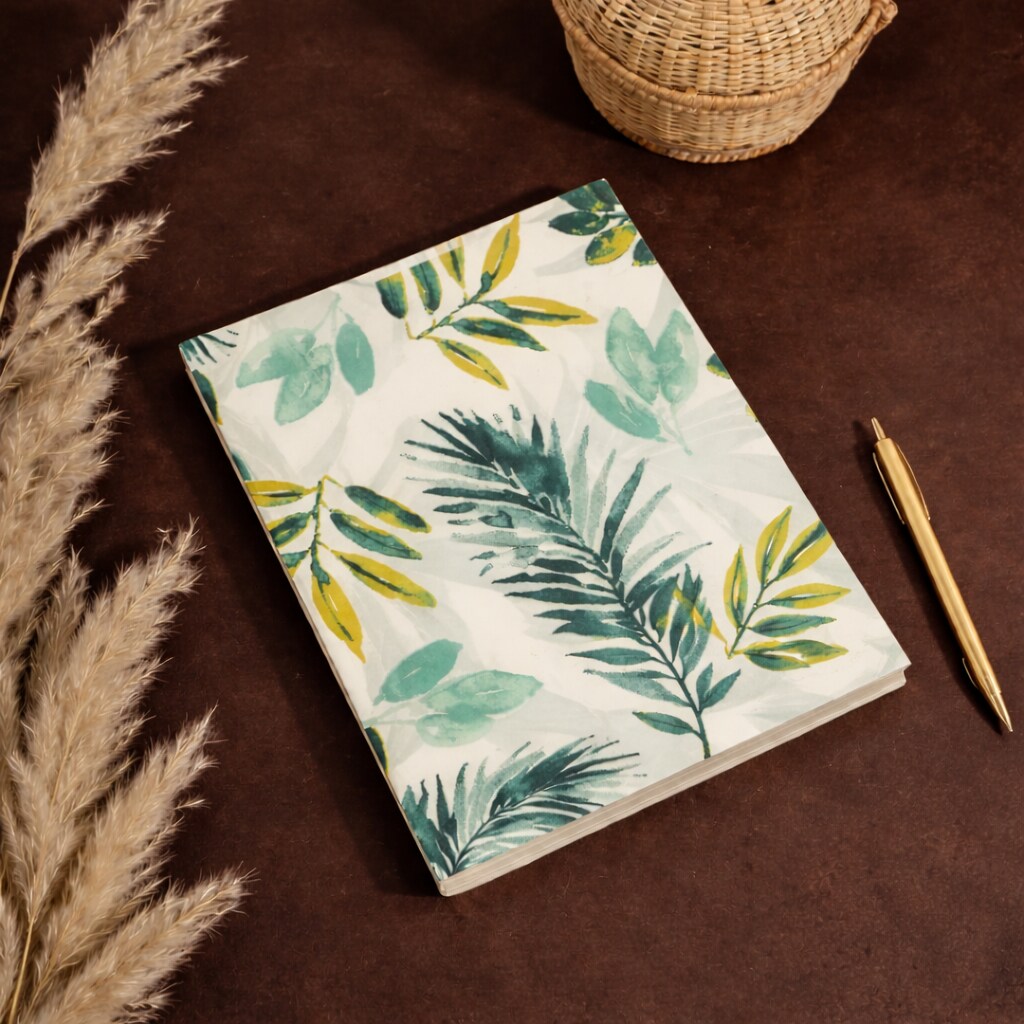 Sustainable Eco-Friendly Notebooks (Pack of 6) – 7x10 Inch Recycled Paper Writing Journals for Students, Office & Daily Notes