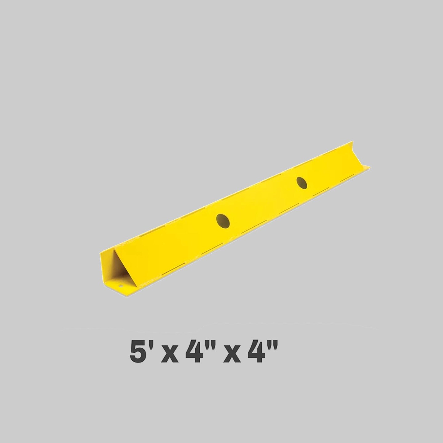Floor Scale Bump Guard 5 Feet x 4 Inch High Visibility Steel Protector