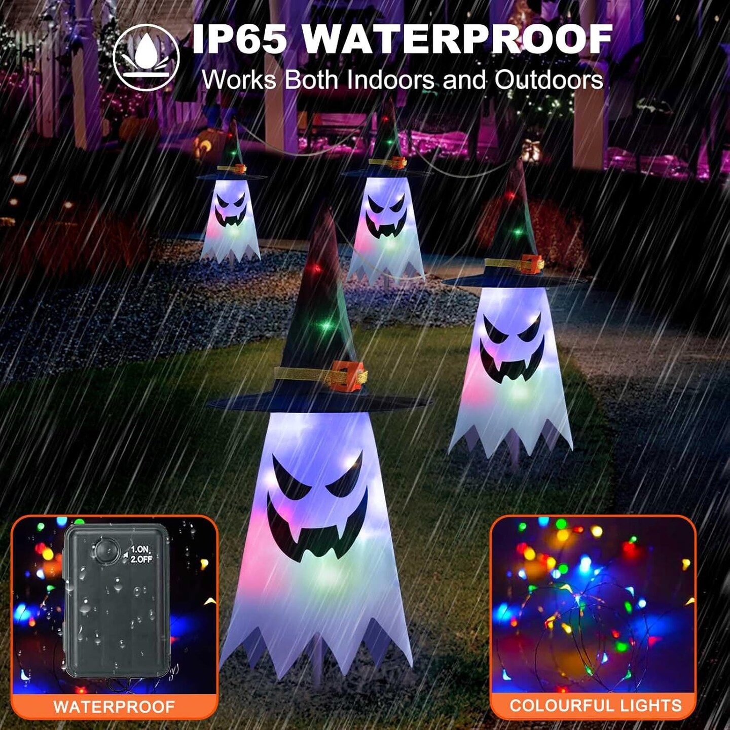 Halloween Ghost Pathway Lights