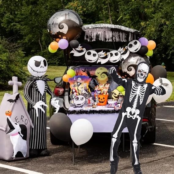 Kids Skeleton Costume Glow in the Dark Skeletons Halloween Skeleton Costumes for Boys and Girls