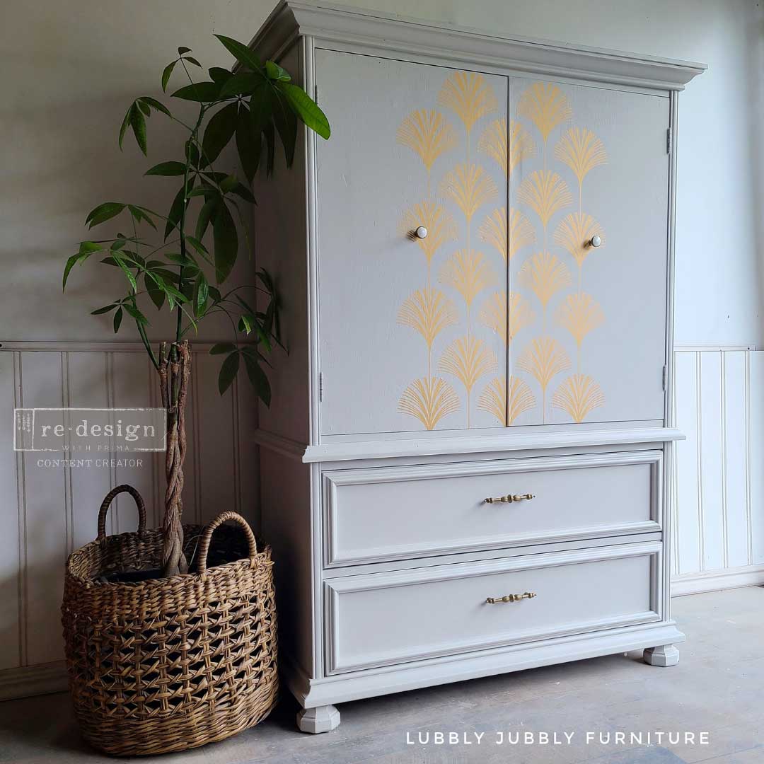 Decor Transfers® 24x35 - Interlinked Fans - total sheet size 24"x35", cut into 3 sheets