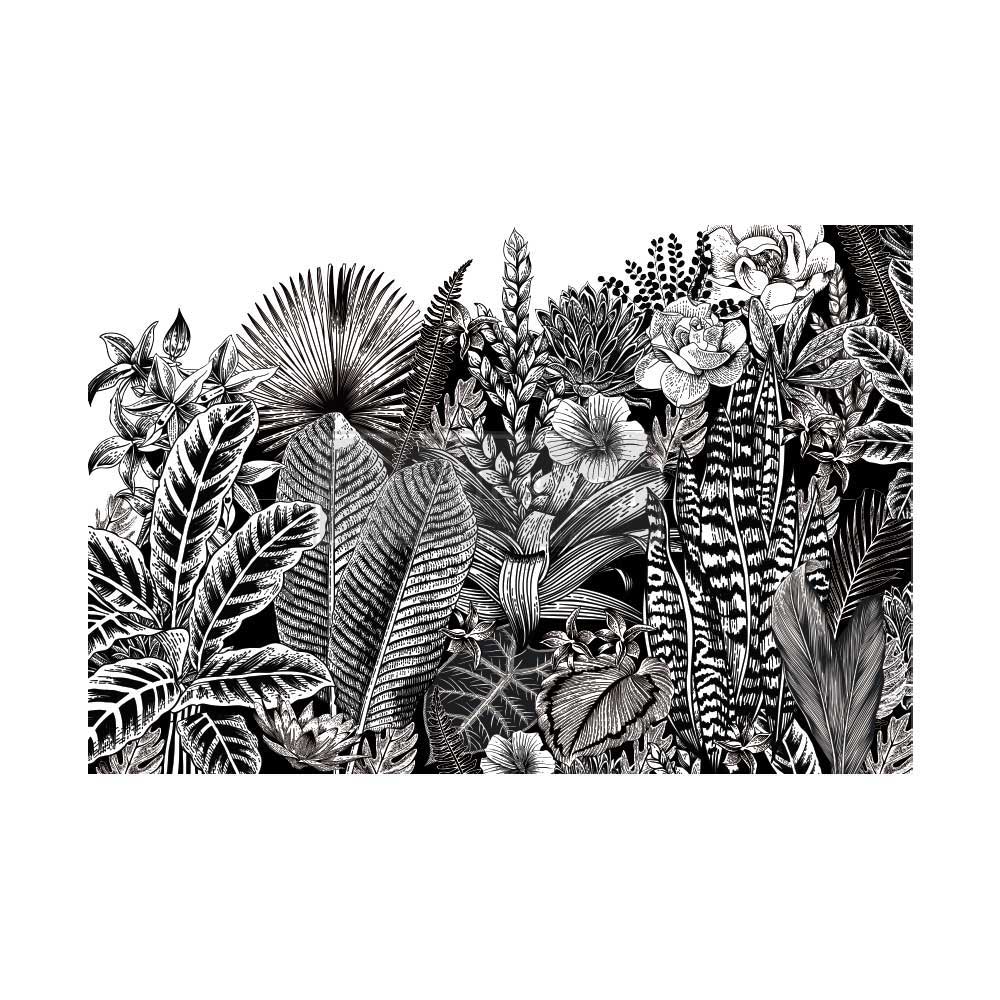 Decor Transfers&#xAE; 24x35 - Abstract Jungle - total sheet size 24&#x22;x35&#x22;, cut into 2 sheets