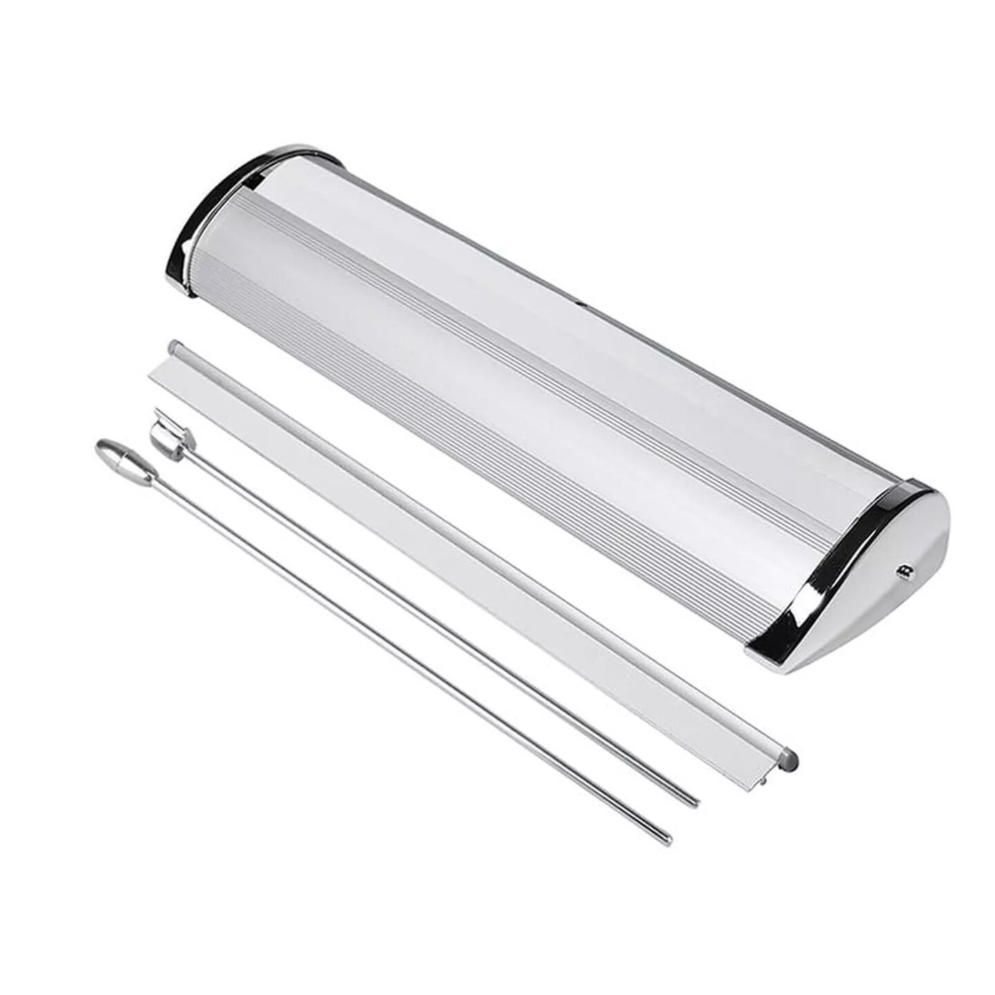 Desktop Mini Retractable Roll Up Banner Stand 8.5"x11" / A4 Table Top