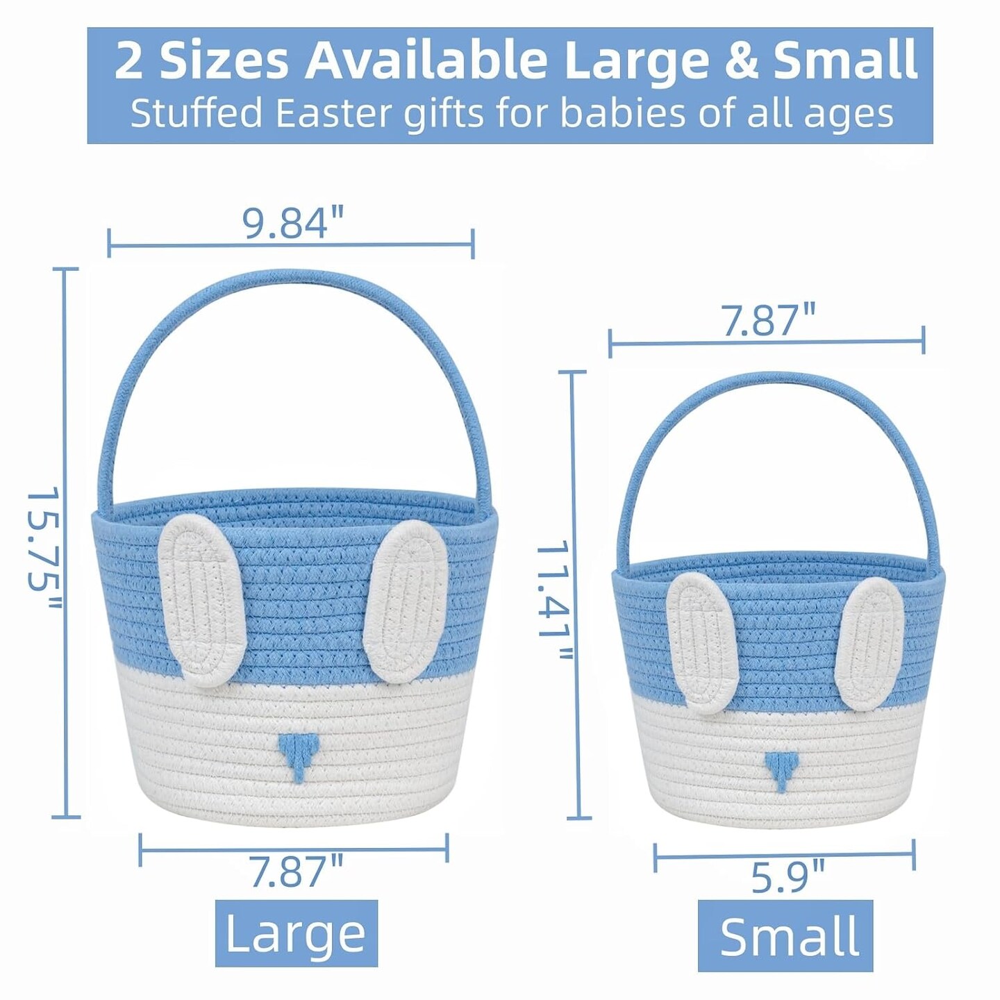 Easter Basket,Easter Baskets for Girls,Boys,Baby,Toddler,Infant,Cute Easter Baskets