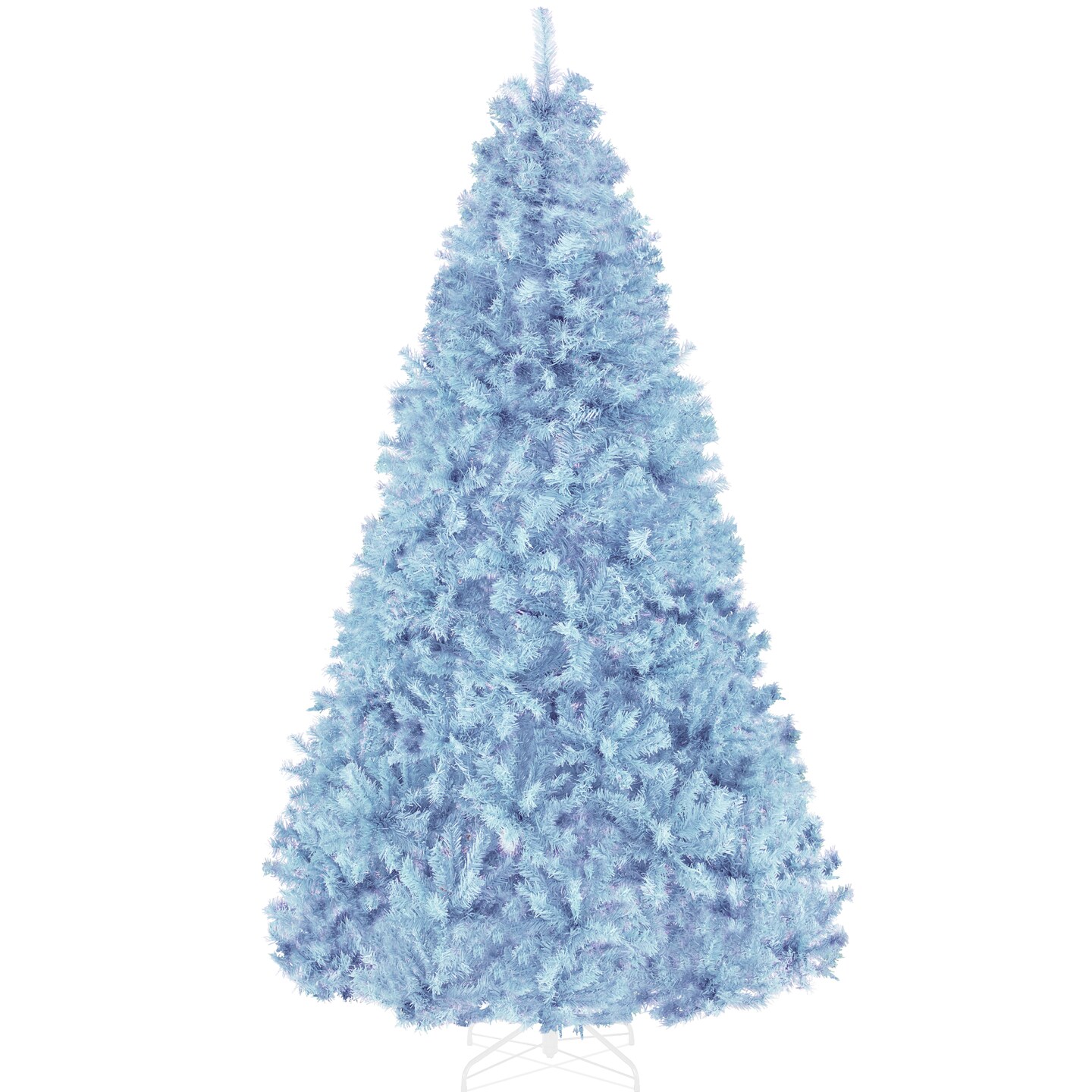 Best Choice Products Artificial Christmas Tree, Premium Unlit Pine Design, Dense Branches  w/Easy Assembly  - Baby Blue
