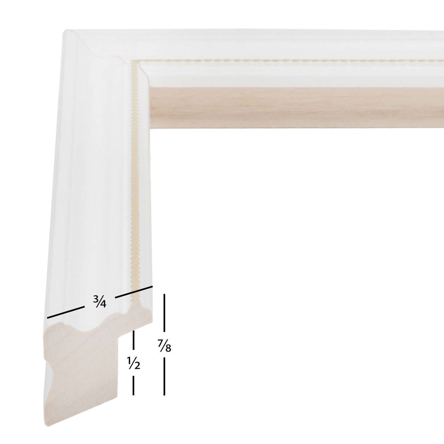 16x20 Picture Frame, Stratton 0.75 Inch Wood Moulding, Wall Display Frame for Art, Posters, or Photos by wallsthatspeak