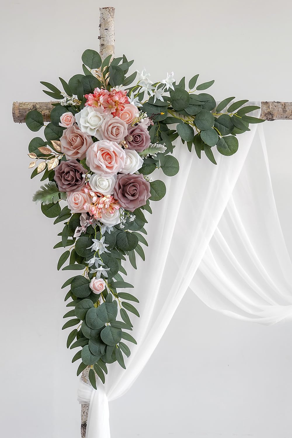 Fabric for DIY Wedding Party Ceremony Reception Backdrop Floral Decoration
