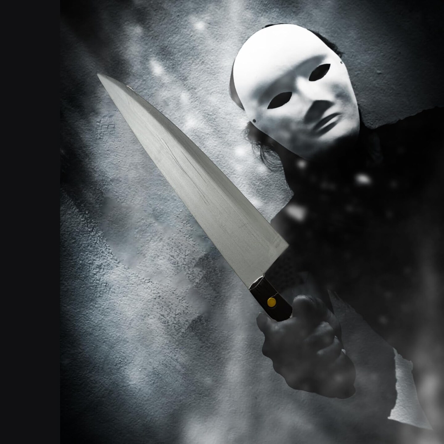 4E's Novelty 17.5" Fake Kitchen Knife Costume Prop – PE Foam Oversized Realistic Silver Knife Toy for Michael Myers, Horror, Zombie, Clown, Butcher & Halloween Costume Accessories