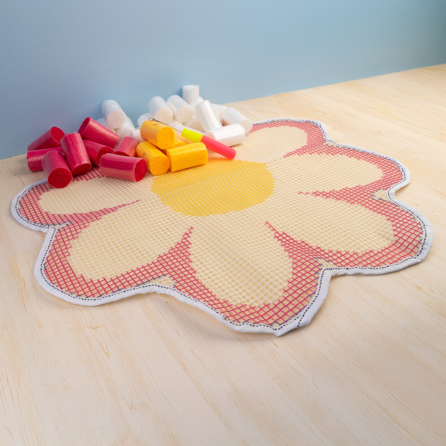 John Bead Rug Latch Hook DIY Kit for Beginners