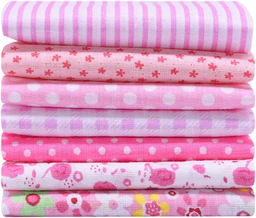 Precut Fabric, 56 pcs/lot Top Cotton 9.8&#x22; x 9.8&#x22; (25cm x 25cm) Squares Patchwork