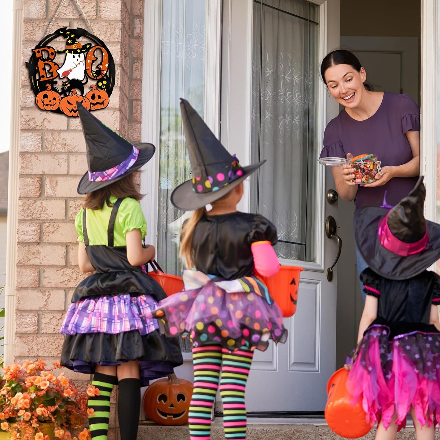 Halloween Decor Front Door Outdoor Decorations