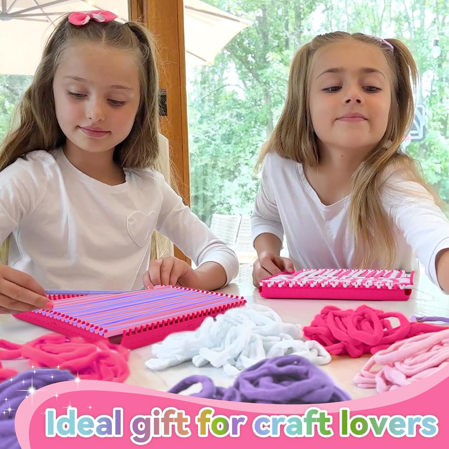 10 Inch Potholder Weaving Loom Kit for Kids &#x26; Beginners