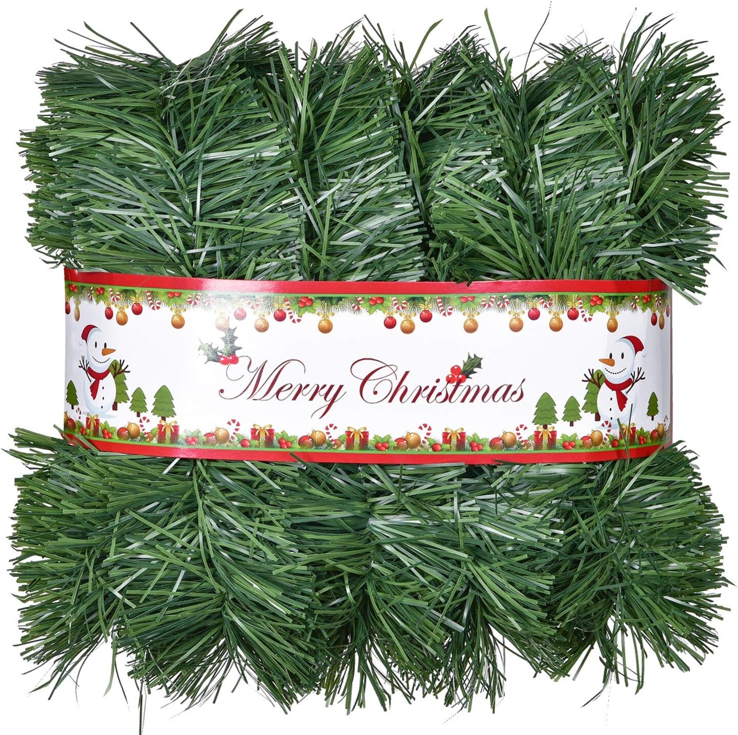 16.5 Ft Christmas Garland Decorations with 50 LED Light