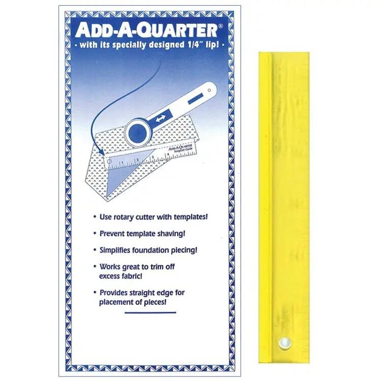 6 inch Add A Quarter Ruler Design # 1