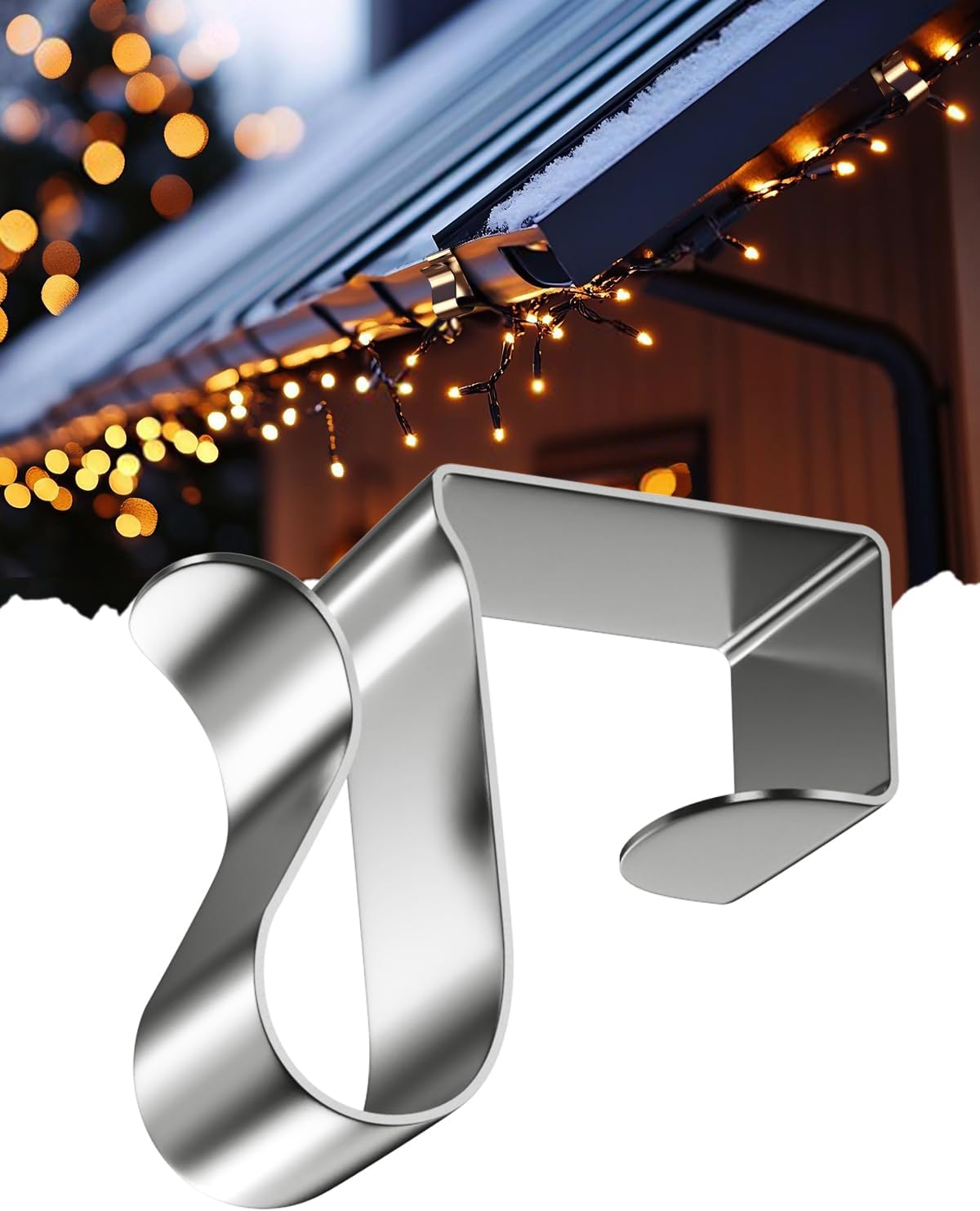 Gutter Clips for Hanging Outdoor Lights