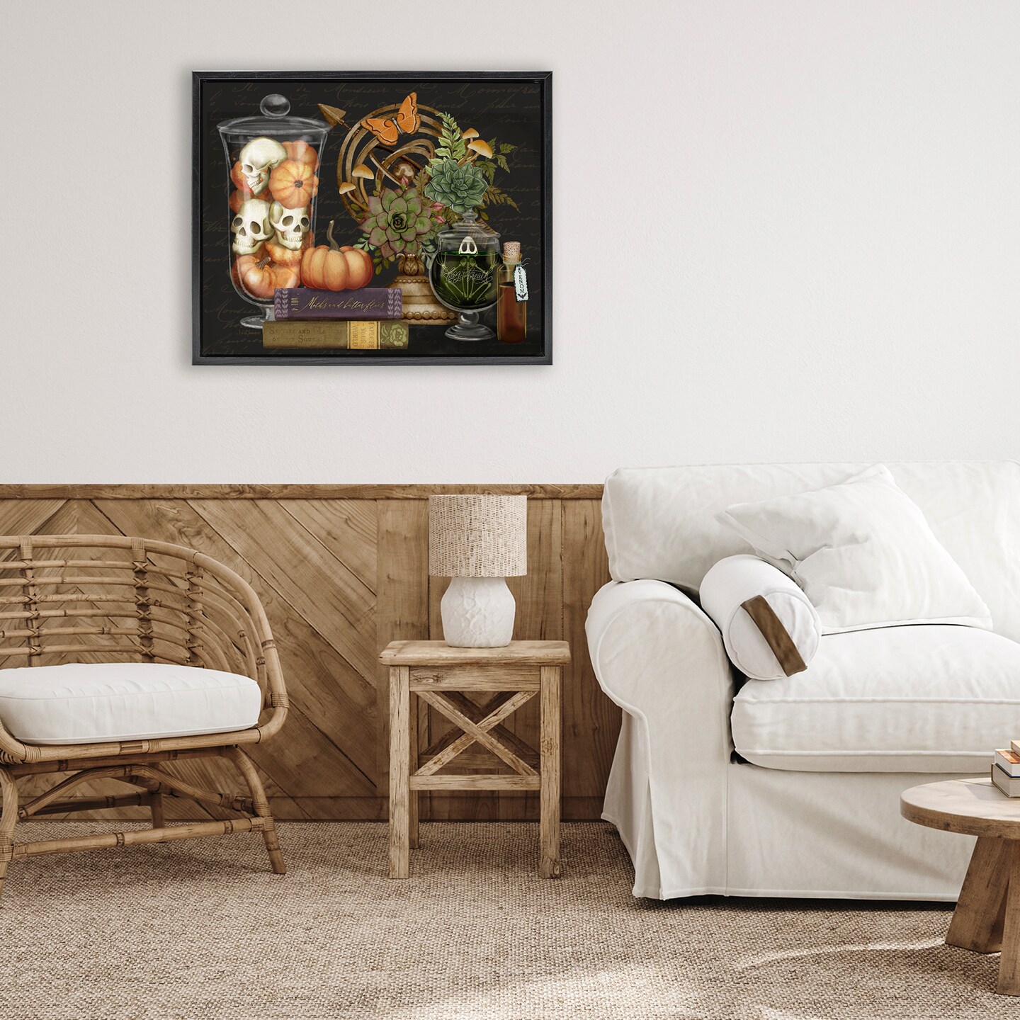 Stupell Industries Autumnal Dark Academia Floating Frame, design by Nicole Tamarin
