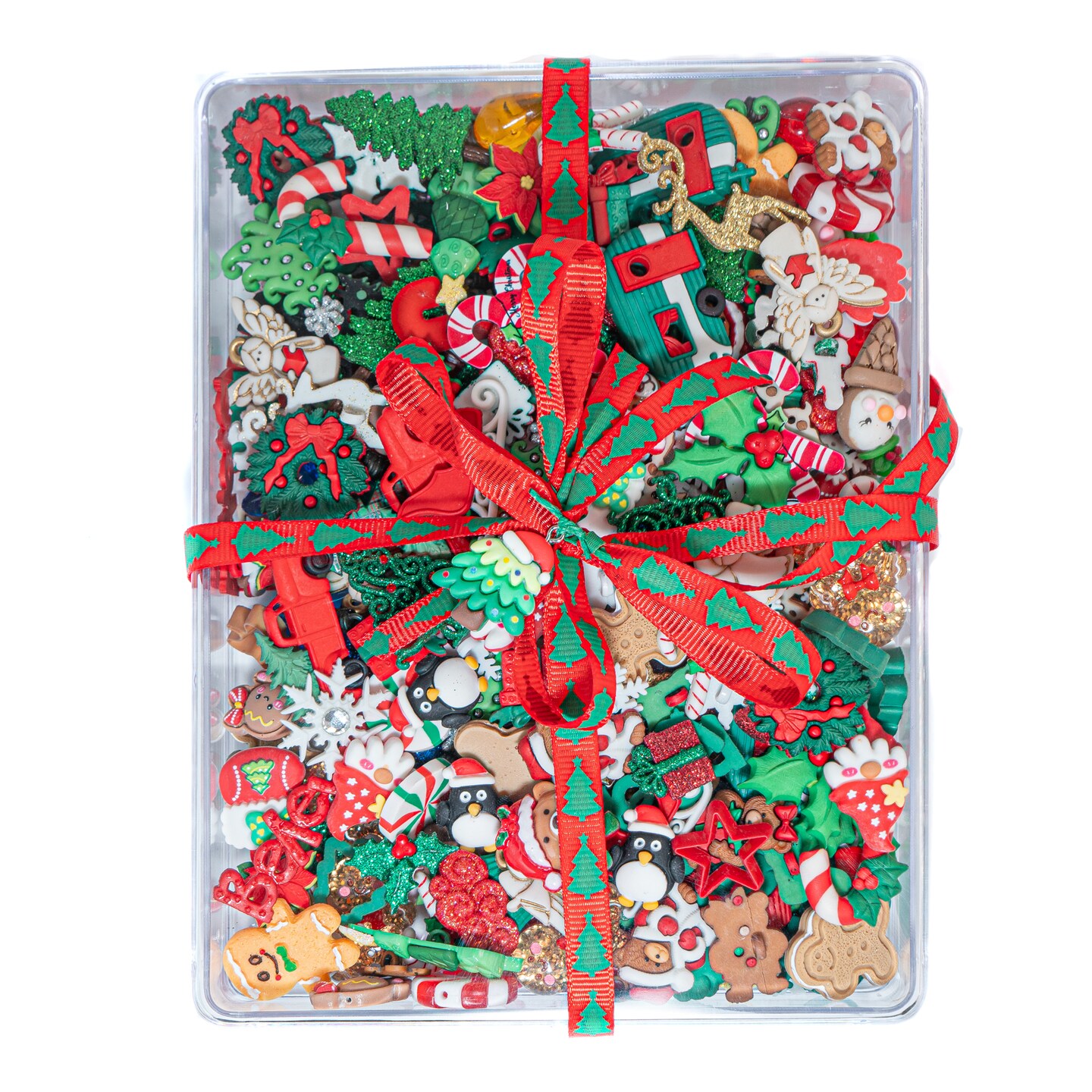 Ultimate Christmas Embellishment Value Pack for DIY, 250 pieces