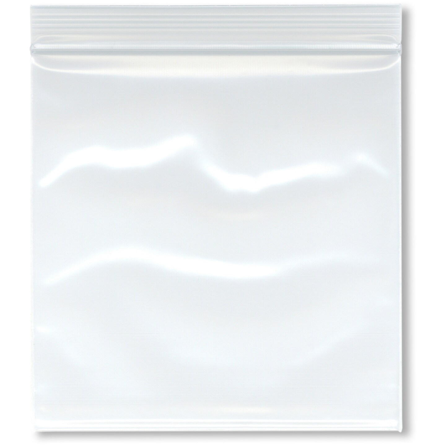 Plymor 5" x 5" (Pack of 100), 4 Mil Heavy Duty Zipper Reclosable Plastic Bags
