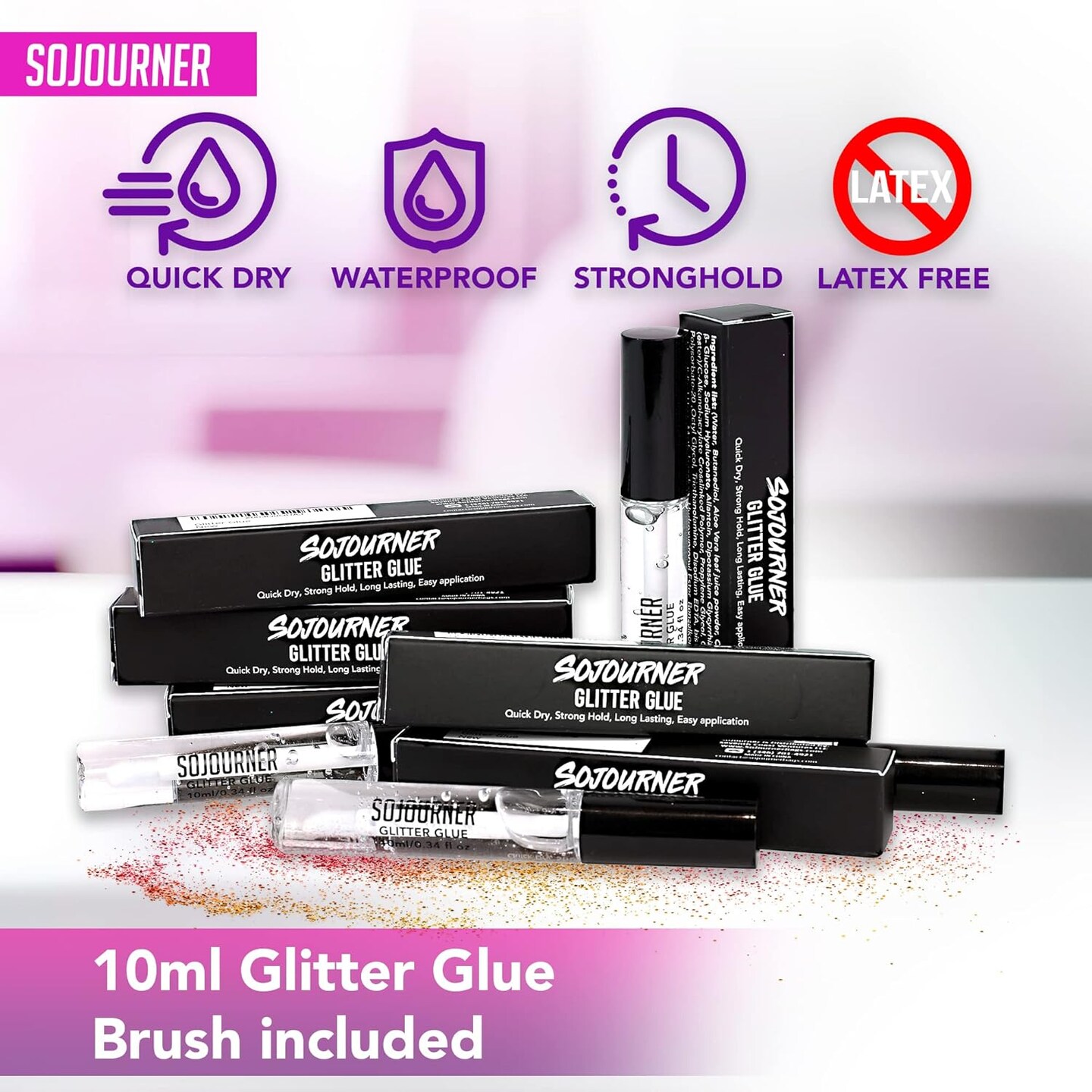 Glitter Body Glue &#x26; Face Glue - Face Glitter Makeup Primer for Eye