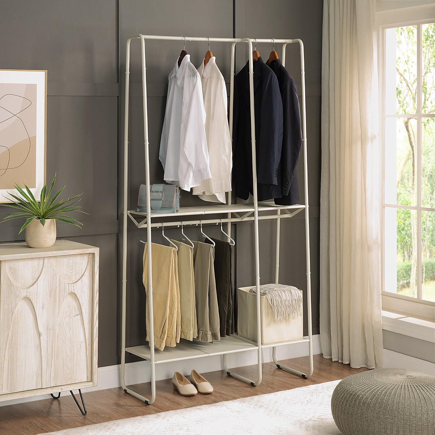 Extra-Large Freestanding Clothing Racks for Hanging Clothes