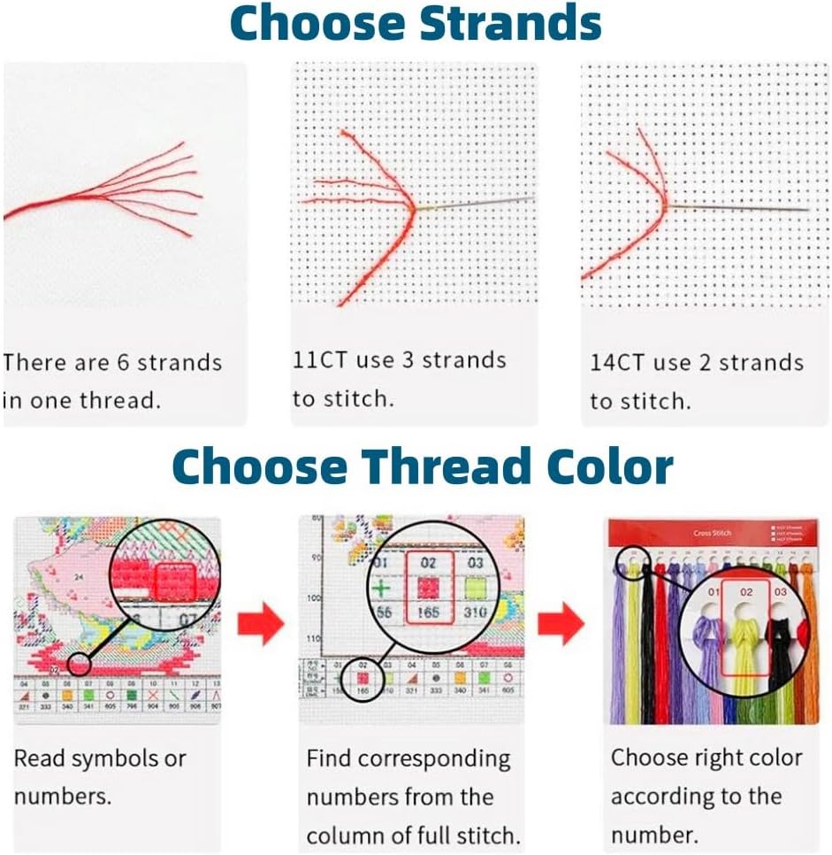 Red Truck with Christmas Tree Golden Retrievers DIY 11CT Stamped Cross Stitch Kits for Beginners Easy Needlepoint