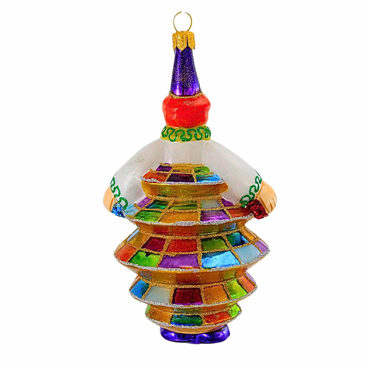 Metzler Bros. 4.75 In Clown Christmas Tree Ornament , Christmas Decor Clown Circus Fun