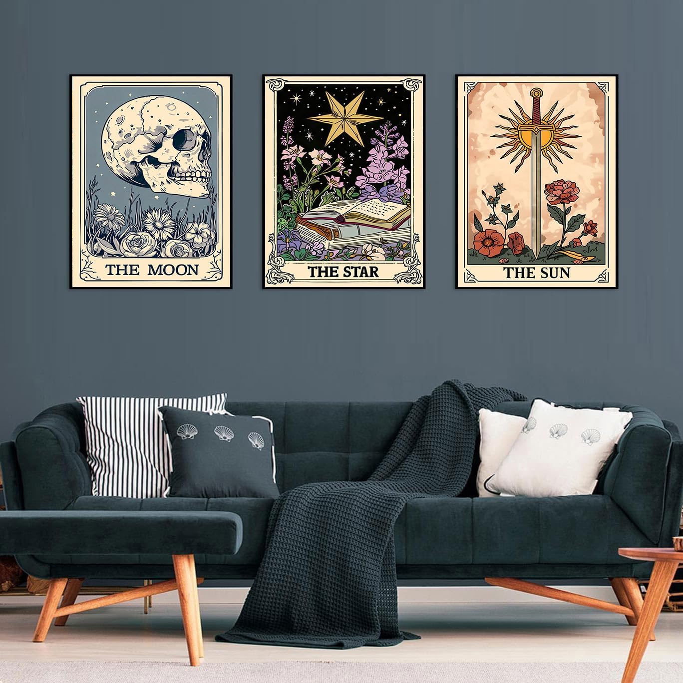 12x16 inch - 3 Pack Tarot Diamond Painting Kits for Adults