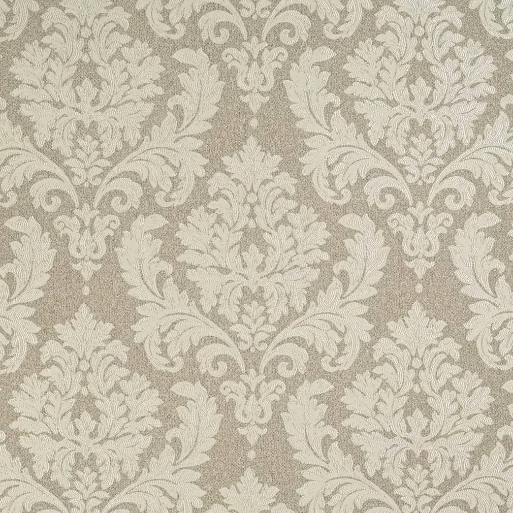 Natural Damask Woven Pattern Upholstery Fabric by The Yard - SKU: Huey Beige