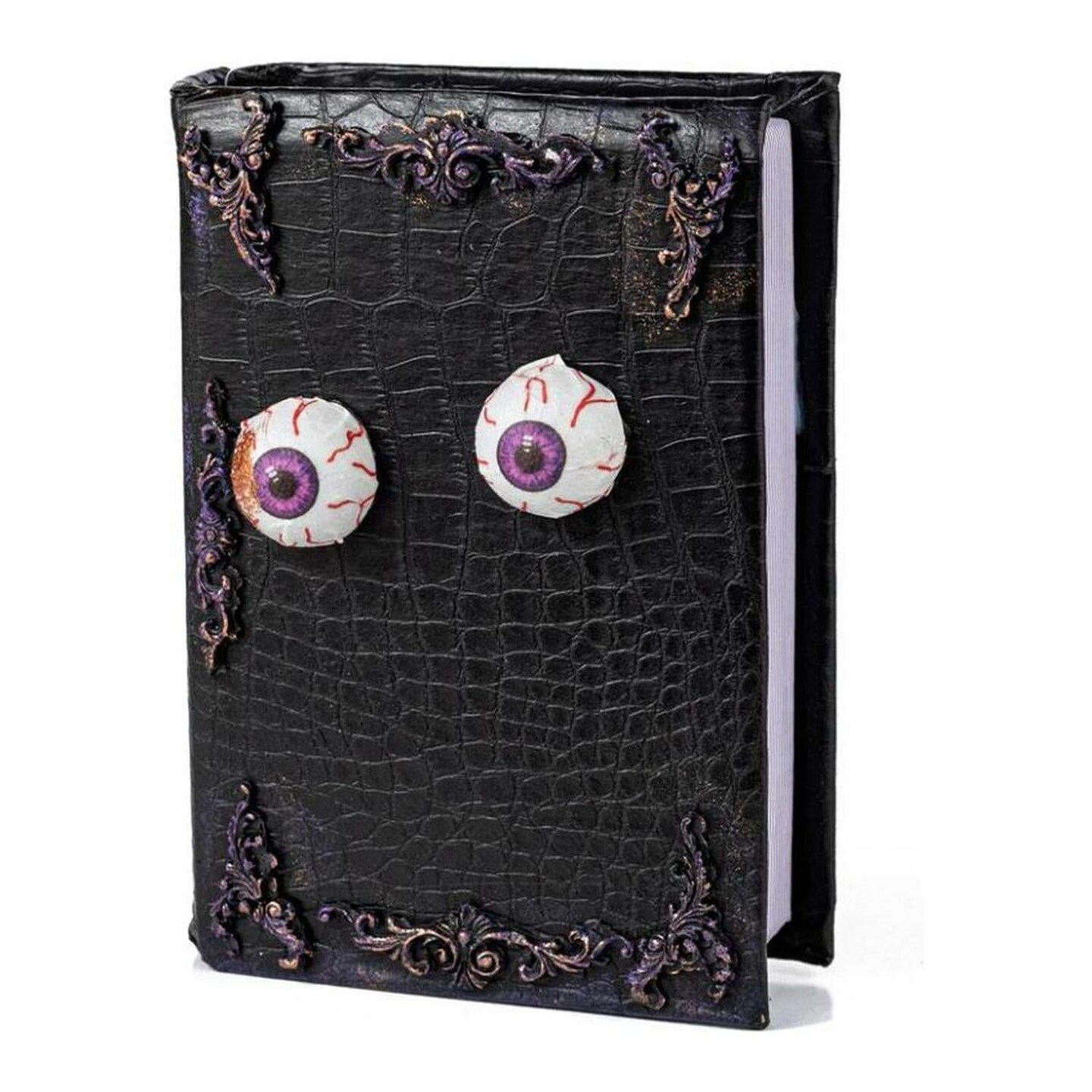 8.25" Lighted Halloween Book Eyeball