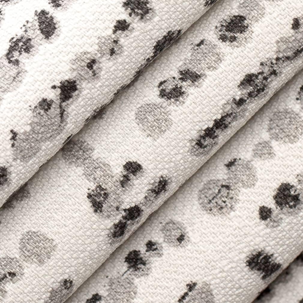 Grey Stain Resistant Performance Pet Friendly Abstract Diamond Print Upholstery Fabric by The Yard - SKU: Stein Pewter